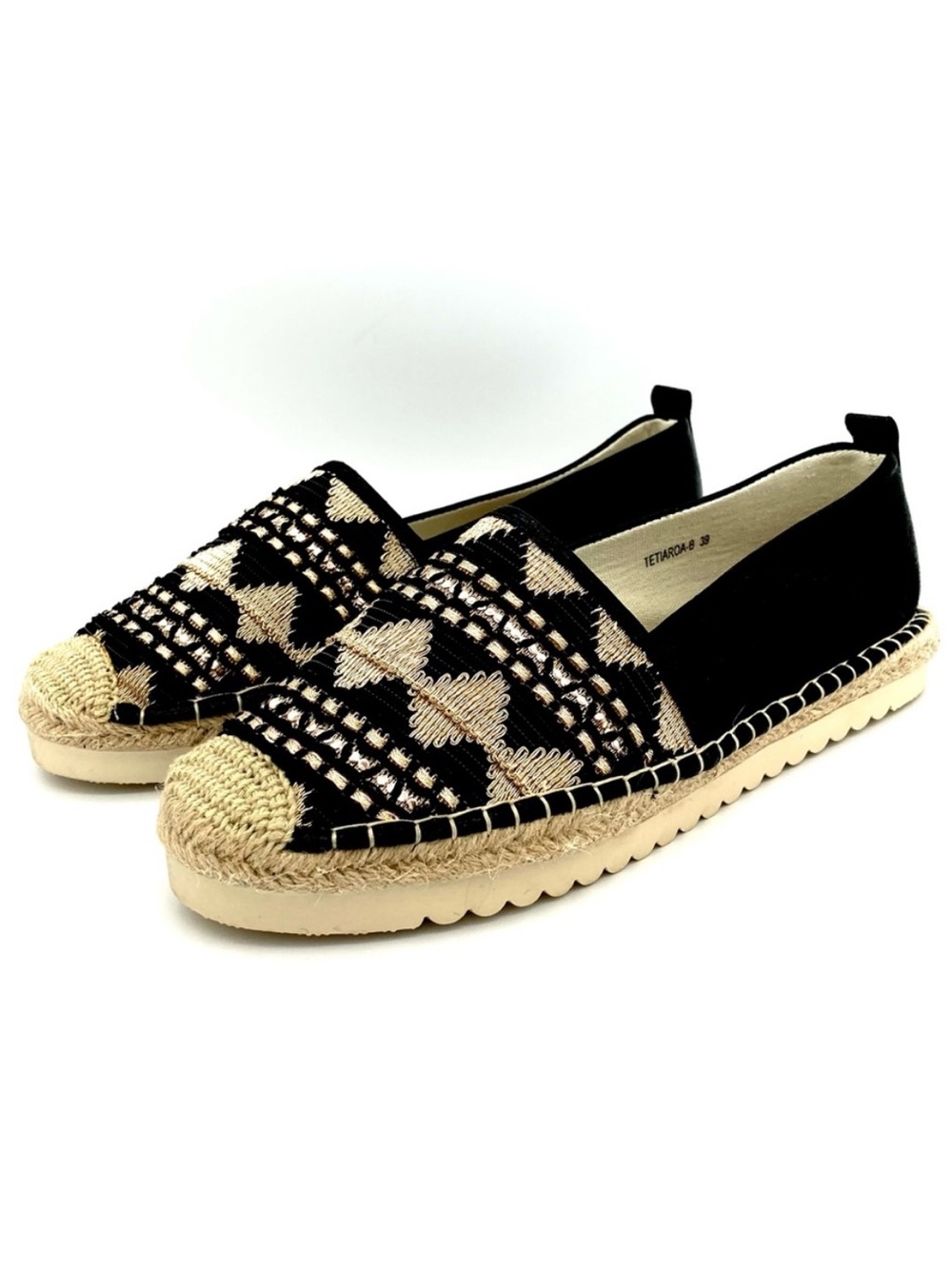 Patrizia by Spring Step Tetiaroa Espadrille Flats Women’s Size 8.5 Embroidered